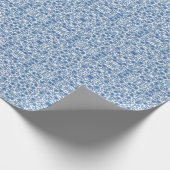 Papier Cadeau Omphalodes Floral Bleu (Coin)