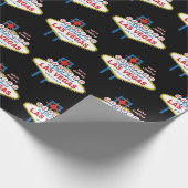 Papier Cadeau On se marie à Las Vegas (Coin)