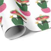 Papier Cadeau Oncle Cactus (Coin rond)
