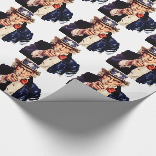 Papier Cadeau Oncle Sam (Coin)