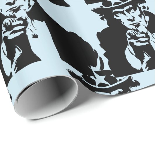 Papier Cadeau Oncle Sam veut vous Thunder_Cove (Coin rond)