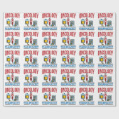 Papier Cadeau Oncologie Pharmaciste Cancer Care Équipe de pharma (Plat)