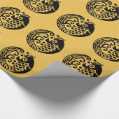 Papier Cadeau Onde carpe (Coin)