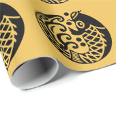 Papier Cadeau Onde carpe (Coin rond)