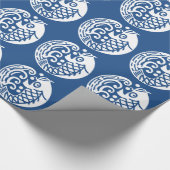 Papier Cadeau Onde carpe (Coin)