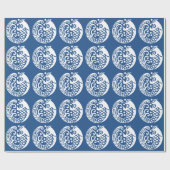 Papier Cadeau Onde carpe (Plat)