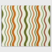 Papier Cadeau Ondes d'algues d'argile (Plat)