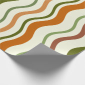 Papier Cadeau Ondes d'algues d'argile (Coin)