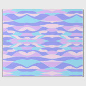 Papier Cadeau Ondes de couleur (Plat)