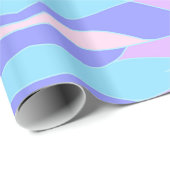 Papier Cadeau Ondes de couleur (Coin rond)