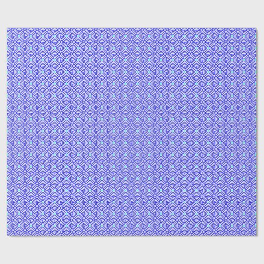 Papier Cadeau Ondes d'écho (Plat)