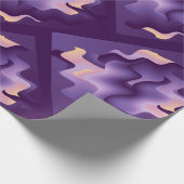 Papier Cadeau Ondes violettes (Coin)