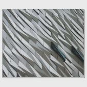 Papier Cadeau onduler des formes abstraites sur une façade de bâ (Plat)