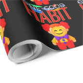 Papier Cadeau One Good Habit (Coin rond)