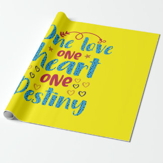Papier Cadeau | One Love One Heart One Destiny