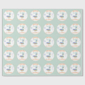 Papier Cadeau One Lucky Duck &  Bubbles Premier Anniversaire Pas (Plat)