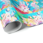 PAPIER CADEAU ONGLET FAIRY GRAPE (Coin rond)