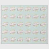 Papier Cadeau Onomatopoeia Explosion Anglais (Plat)