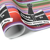 Papier Cadeau ONUDI HTX Serape de MAS (Coin rond)