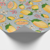 Papier Cadeau Ooh Lemon Wrapping Paper 2 (Coin)