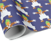 Papier Cadeau Oompa Loompa (Coin rond)