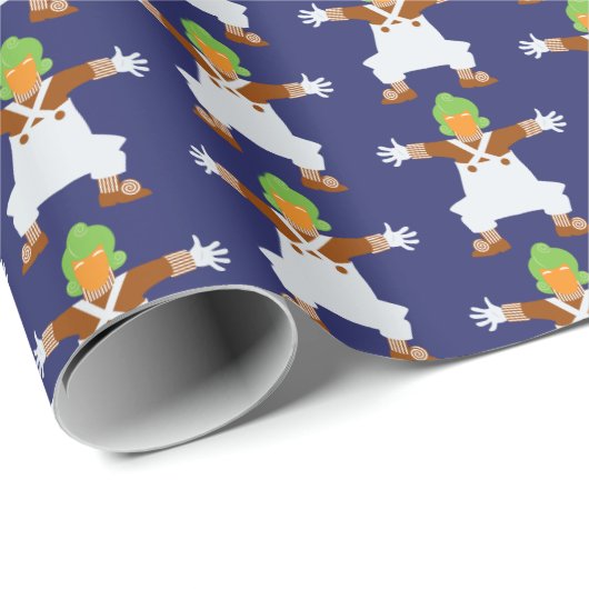 Papier Cadeau Oompa Loompa (Coin rond)