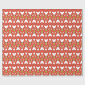 Papier Cadeau Oompa Loompa Motif dansant (Plat)