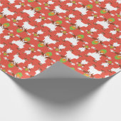 Papier Cadeau Oompa Loompa Motif dansant (Coin)