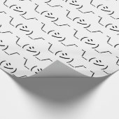 Papier Cadeau Oops Shrug Emoticon ; -\_(シ)_/ (Coin)