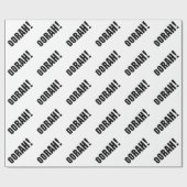 PAPIER CADEAU OORAH ! (Plat)