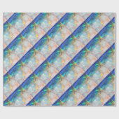 Papier Cadeau Opale d'océan (Plat)