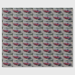 Papier Cadeau Opel Rekord 1900 rouge