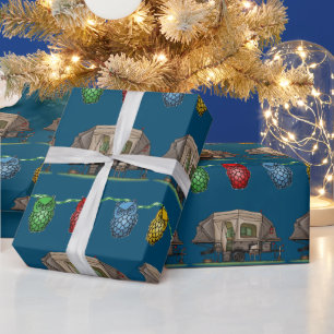 Papier Cadeau Opus 4 Pop Up Camper RV heureux camper