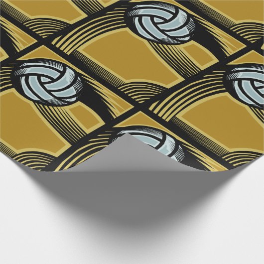 Papier Cadeau Or- (Coin)