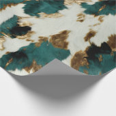 Papier Cadeau Or blanc vert (Coin)