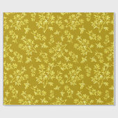 Papier Cadeau Or de l'épine noire (Plat)
