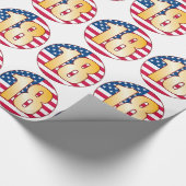 Papier Cadeau Or des 18 Etats-Unis (Coin)
