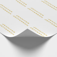 Or élégant moderne professionnel et blanc