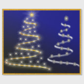 Papier Cadeau Or et argent- (Plat)