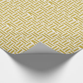 Papier Cadeau Or et armure blanche de T (Coin)