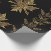 Papier Cadeau Or et noir (Coin)