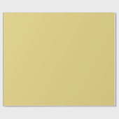 Papier Cadeau Or léger solide (Plat)