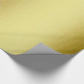 Papier Cadeau Or Moderne Métallisé (Coin)