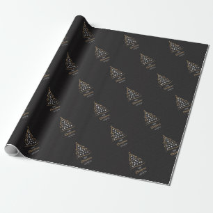 Papier Cadeau Or noir de la meilleure qualité élégant de Noë