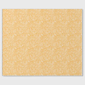 Papier Cadeau Or Paisley (Plat)
