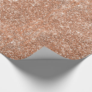 Papier Cadeau Or rose de parties scintillantes
