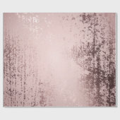 Papier Cadeau Or rose Design métallique de luxe (Plat)