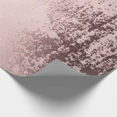 Papier Cadeau Or rose Design métallique de luxe (Coin)