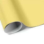 Papier Cadeau Or Royal Uni Couleur Solide (Coin rond)