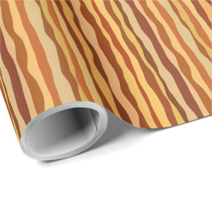 Papier Cadeau Or Sienne Brûlée Doré Rêves du Désert